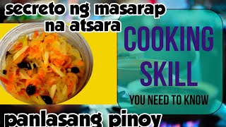 secreto ng masarap na atsara pickled papayhowtomakeatcharapapaya 4k TinieVillarico [upl. by Erdnoid]