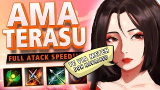 AMATERASU SOLO  BUILD A FULL ATACK SPEED OP  SMITE Master Conquest [upl. by Sverre]