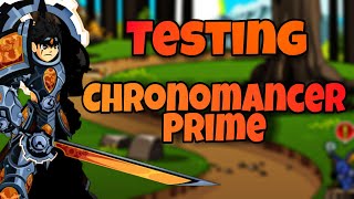 AQW TESTING NEW CHRONOMANCER PRIME CLASS [upl. by Inatsed235]