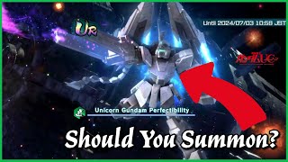 Should You Summon For Unicorn Perfectibility amp Banagher Links Gundam UC Engage [upl. by Hearn]