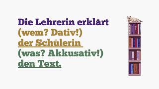 Sätze mit Dativ  Akkusativ 2 personalpronomen personal pronouns [upl. by Katlaps105]