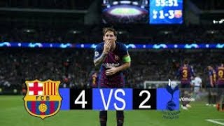 Barcelona vs Tottenham 42 Highlights  Messi and Coutinho Shine at Wembley  2018 Champions League [upl. by Acimaj]