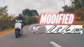 Custom Kymco Like 150i  Marilaque Hits [upl. by Manfred]