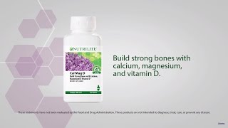 Nutrilite Cal Mag D Calcium Supplement for Bone Health  Amway [upl. by Ellener]