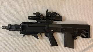 KELTEC RFB 308 Upgrade with Rail and Foregrip [upl. by Miarfe]