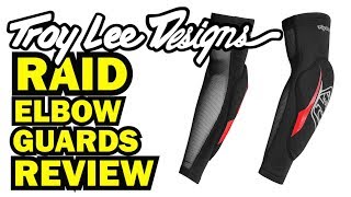 Troy Lee Designs Raid Elbow Guard Review [upl. by Iorgo]