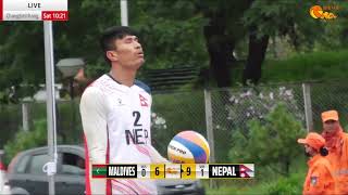 Means Beach Volleyball 2081 Semi Fainal Nepal Vs Maldives [upl. by Niraj]