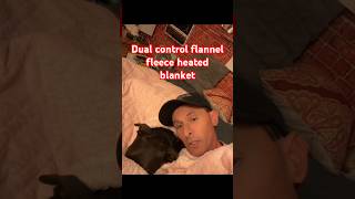 Dual control heated flannel fleece blanket so you both have control of your half of the blanket [upl. by Anelrahc]