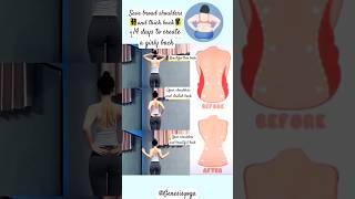 3 Actions For Women To Lose Back Fat and Fix Humpback and Rounded Shoulder backworkout womenfitnes [upl. by Anairam]