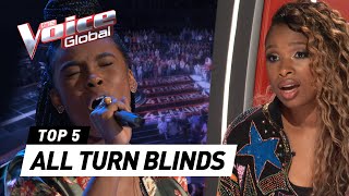 BEST ALL TURN Blind Auditions in The Voice Part 4 [upl. by Rukna]