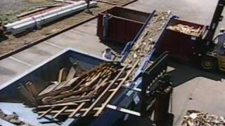 Wood Shredding Scrap Wood amp Pallets P [upl. by Esmaria410]