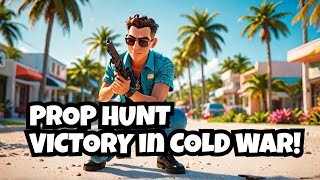 🎮 Miami Strike Prop Hunt WIN Using ONLY a Pistol Cold war [upl. by Betteanne]