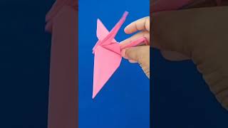 Como fazer Tsuru Super Fácil tutorial origami [upl. by Adali]