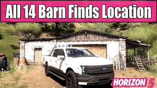 Forza Horizon 5 All 14 Barn Finds Location  Get Hidden Cars [upl. by Kane]