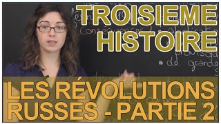 Les révolutions russes  Partie 2  Histoire  3e  Les Bons Profs [upl. by Berstine518]