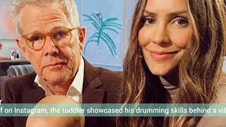 Katharine McPhee amp David Fosters 2YearOld Son Rennie Rocks an Incredible Drum Solo [upl. by Eluk914]