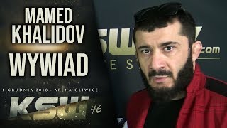 Mamed Khalidov o Narkunie awanturze po UFC 229 i KSW 45 [upl. by Pazia28]