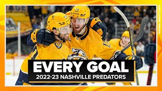 EVERY GOAL Nashville Predators 202223 Regular Season [upl. by Assilana]