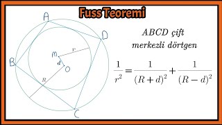 FUSS TEOREMİ İSPATI [upl. by Ttirrej]