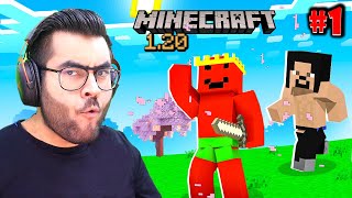 🔥 MINECRAFT 120 Survival  New World ft KHALI 🔥  Part 1  Hitesh KS [upl. by Pagas]