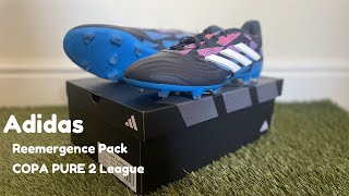 Adidas COPA PURE 2 League FG Football Boots  On Feet  Reemergence Pack [upl. by Small551]