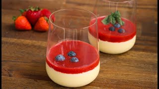 Best Italian Panna Cotta Recipe Shorts [upl. by Hassin597]