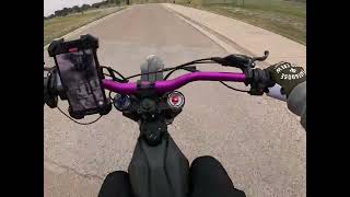 Talaria sting r mx4 cruising and wheelies [upl. by Arelc113]