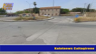 Caltagirone piazza Risorgimento e via Fontanelle in pieno degrado tra dissesti incuria e sporcizie [upl. by Aryajay]