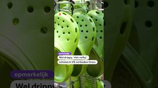 Wel drippy ‘niet veilig’ scholen in VS verbieden Crocs [upl. by Allebara]