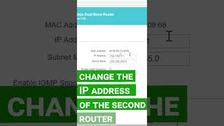 How to connect two or more routers to one network shorts short shortsvideo [upl. by Sivat]