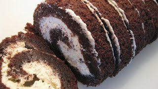 How to make swiss roll cake  Basic roll cake Recipe  Easy roll cake [upl. by Eniamreg]