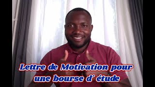 Comment rédiger une lettre de motivation pour une bourse d´études en Allemagne [upl. by Asher]