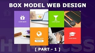 Responsive Box Model Web Design  Part 1  Html5 CSS3 Responsive Design Tutorial Using Media Query [upl. by Cahan]