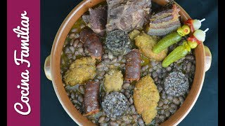 Estofado de alubias de Gernika frijoles o porotos  Recetas caseras paso a paso de Javier Romero [upl. by Lareine]