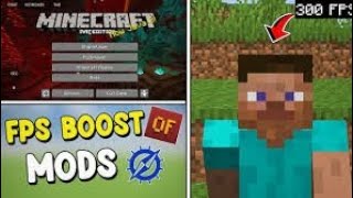 Minecraft pojav launcher fps boost mod 121 450fps [upl. by Enytsuj653]