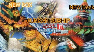 GUNKAN SUSHIP Deck YuGiOh Duel Links [upl. by Aytida6]