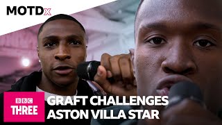 Rap Game UK’s Graft vs Aston Villa Star Rap Challenge  MOTDx  BBC Three [upl. by Einon]