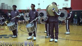 East Iberville vs White Castle Drumline Battle  2016 Donaldsonville High BOTB [upl. by Odlaw653]