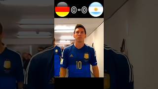 Germany 1 x 0 Argentina  World Cup Final 2014  Messi Heartbreak football youtube shorts [upl. by Auhoj796]