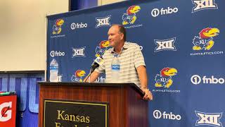 Lance Leipold previews West Virginia [upl. by Jdavie]