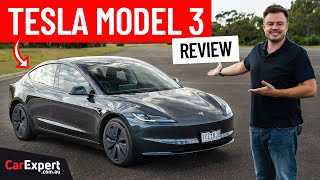 2024 Tesla Model 3 inc 0100 amp braking detailed review Better than the old one [upl. by Genisia843]