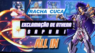 EXCLAMAÇÃO DE SAPURI ALL IN Invocação até pegar SAINT SEIYA AWEKENING Racha Cuca [upl. by Hilliary]