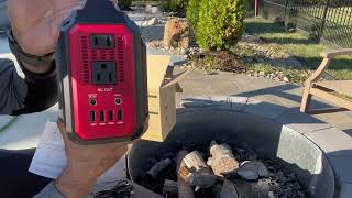 250W Portable Power Station with Solar Panels 40W Included Review [upl. by Ramyar]