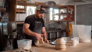 Artisan Sourdough Small Hand Mix from Start to Finish  Proof Bread [upl. by Cohe346]