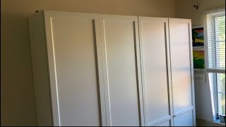 Ikea Craft Storage OXBERG Door Assembly Billy Bookcase [upl. by Adlemi876]