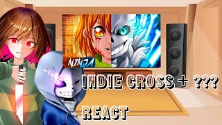 Indie crosschara react rap do sans e chara GreditosNinjaRapsOficial esqueci de colocar no vídeo [upl. by Nitin]