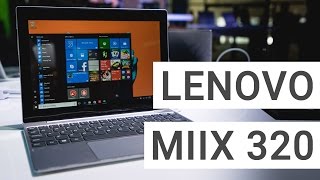 Lenovo MIIX 320 Windows Tablet Hands On amp Quick Review [upl. by Mabel]