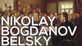 Nikolay Bogdanov Belsky A collection of 189 paintings HD [upl. by Isyak]