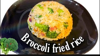 Healthy Broccoli fried rice 🥦broccoli fried rice🍚 broccoli recipe [upl. by Ardyth947]