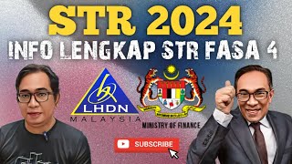 TERBARU INFO SAHIH LENGKAP PEMBAYARAN STR FASA 4 [upl. by Niven]